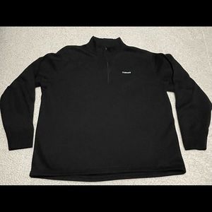 Carhartt 1/4 Zip Long Sleeve Pullover Mens XL Black